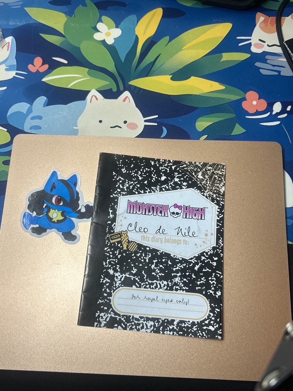 Monster High Cleo de Nile's Basic Diary Journal Booklet Mattel 2009